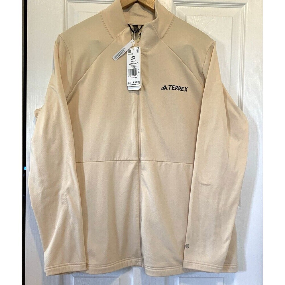Adidas Terrex Polar Light Fleece Jacket Womens 2X Hiking New w/Tags Gorpcore